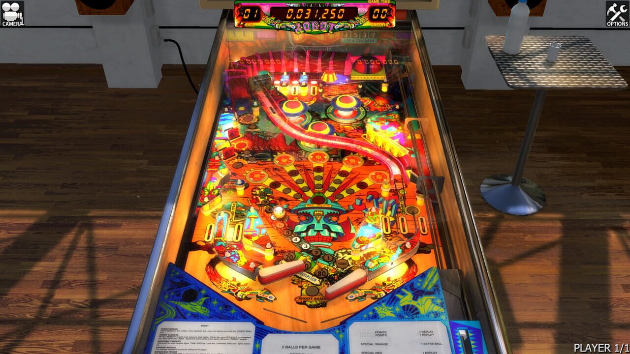 Zaccaria Pinball: Robot Table Image