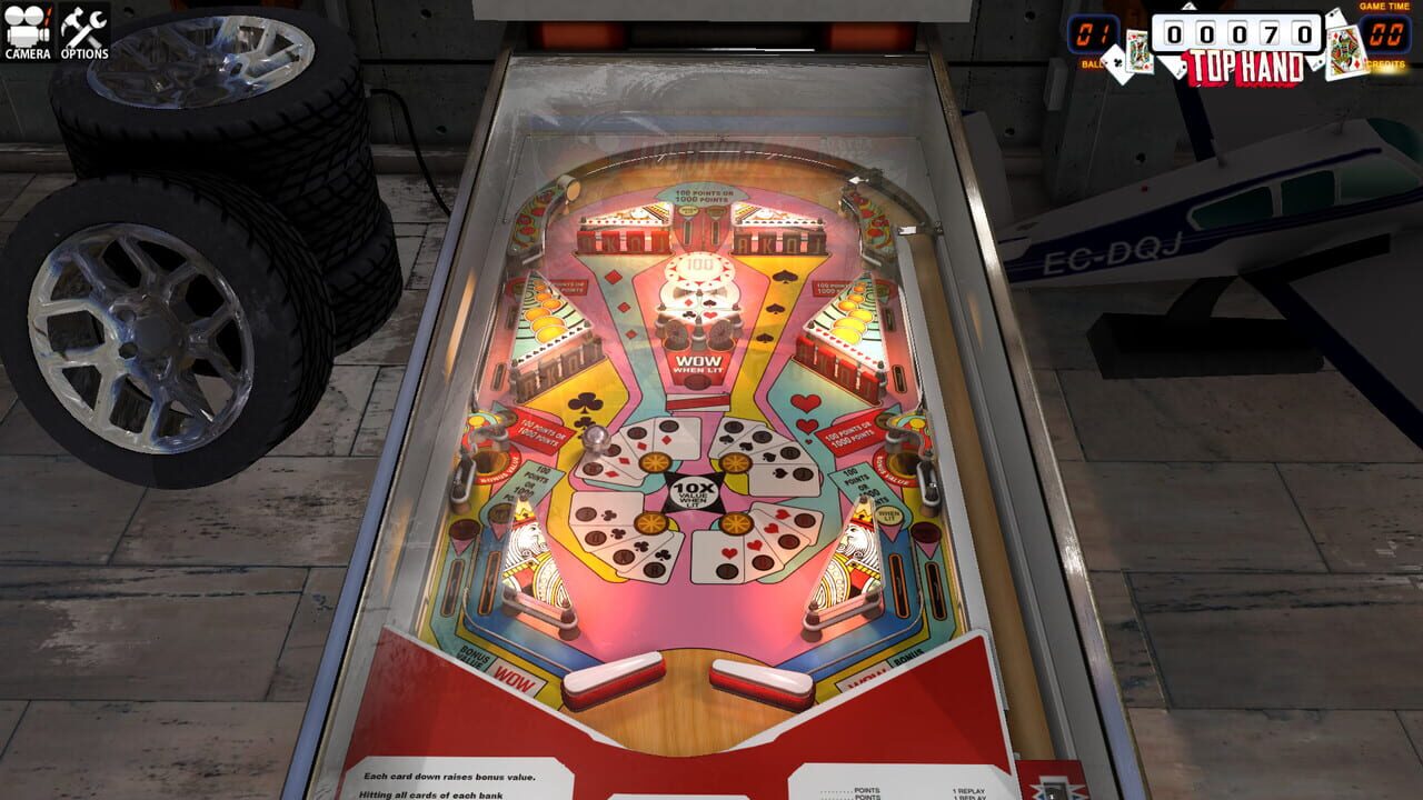 Zaccaria Pinball: Top Hand Table Image