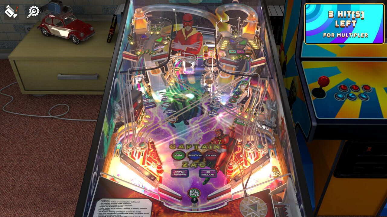 Zaccaria Pinball: Universe Deluxe Pinball Table Image