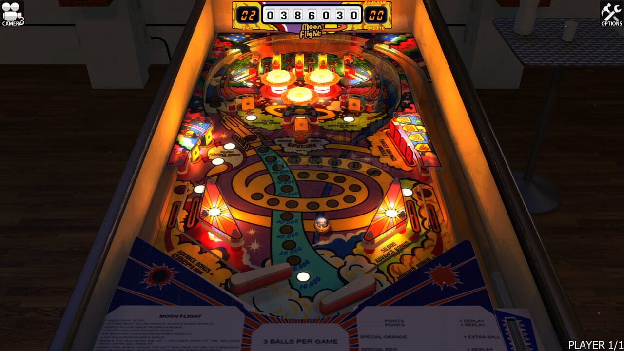 Zaccaria Pinball: Moon Flight Table Image