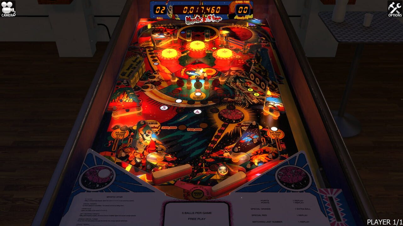 Zaccaria Pinball: Mystic Star Table Image