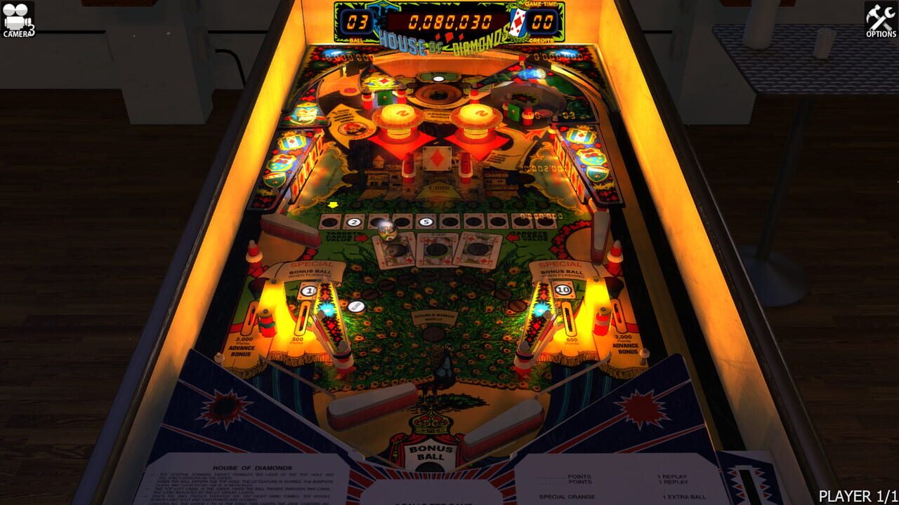 Zaccaria Pinball: House of Diamonds Table Image