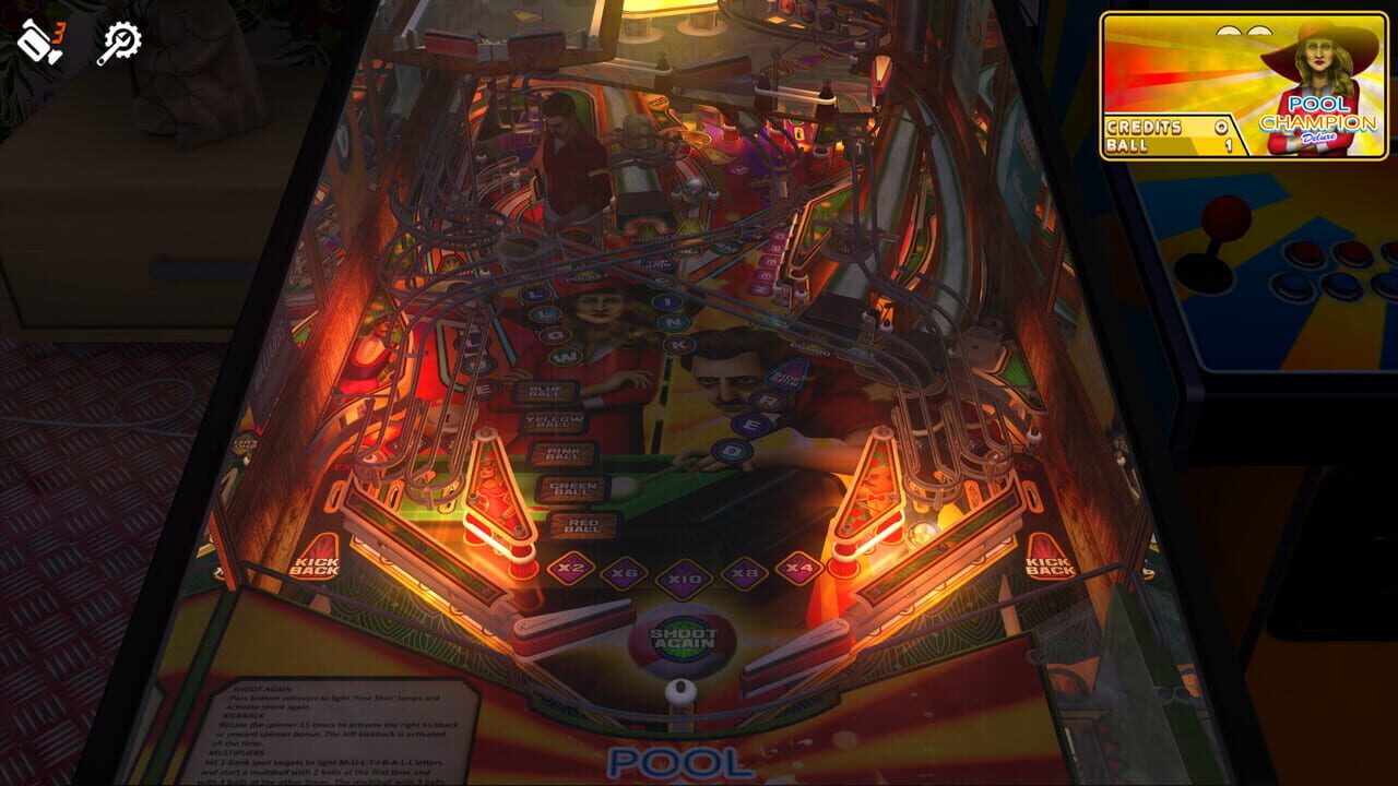 Zaccaria Pinball: Pool Champion Deluxe Pinball Table Image