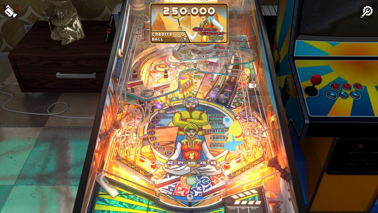 Zaccaria Pinball: Cine Star Deluxe Pinball Table Image