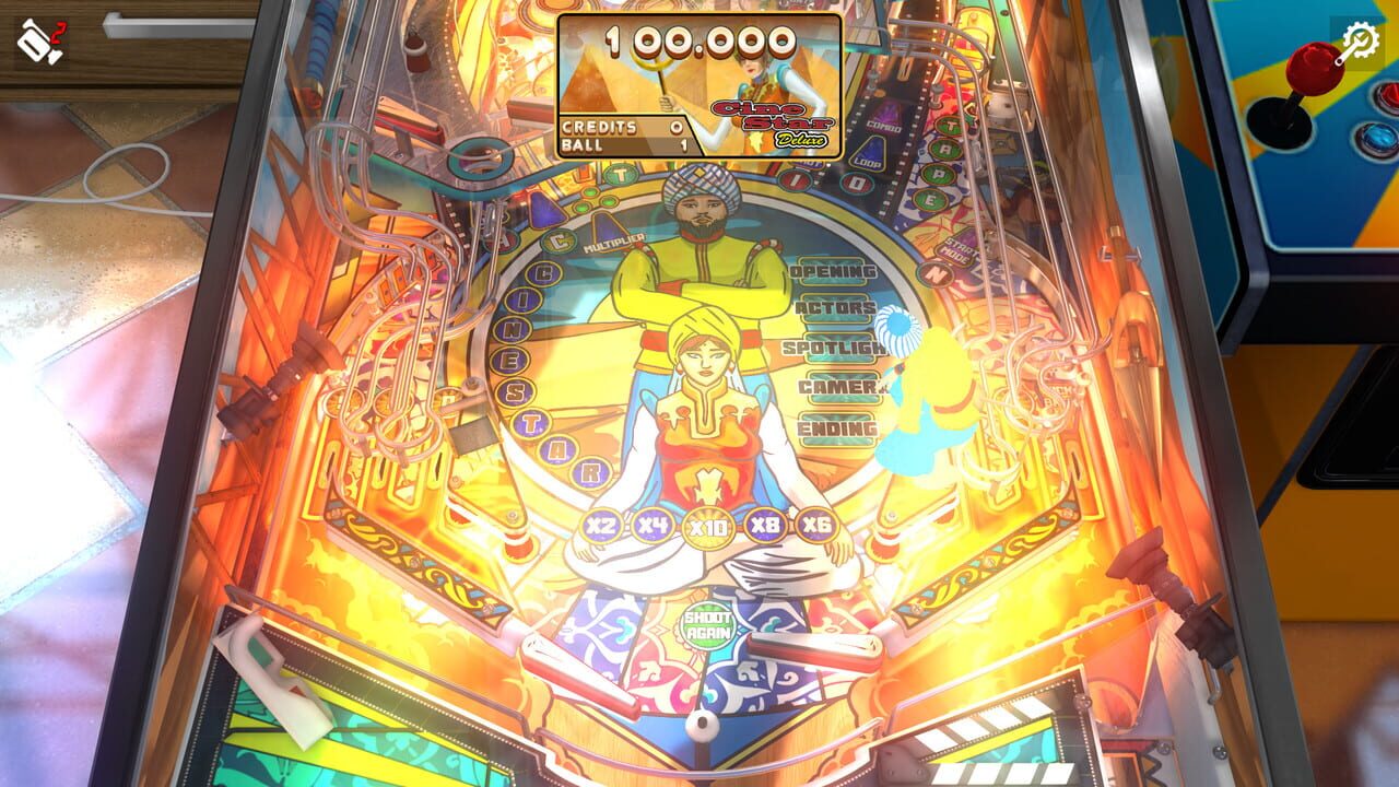 Zaccaria Pinball: Cine Star Deluxe Pinball Table Image