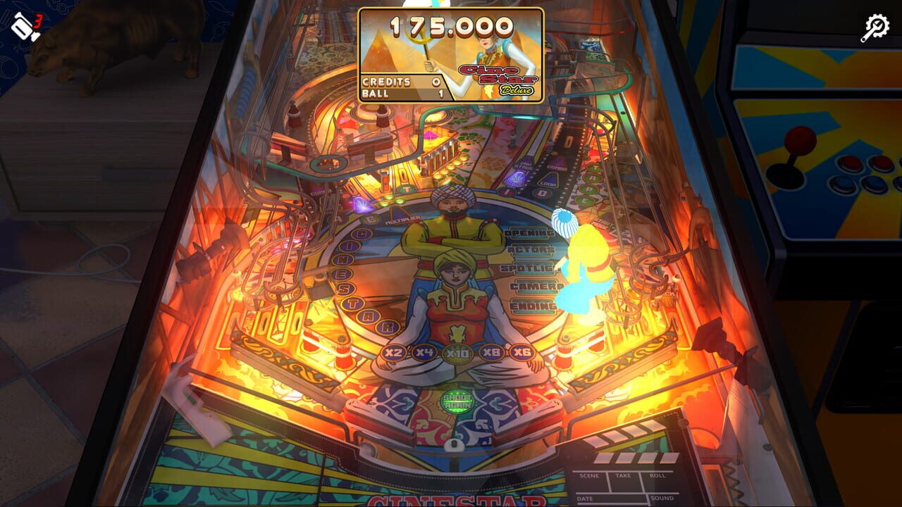 Zaccaria Pinball: Cine Star Deluxe Pinball Table Image