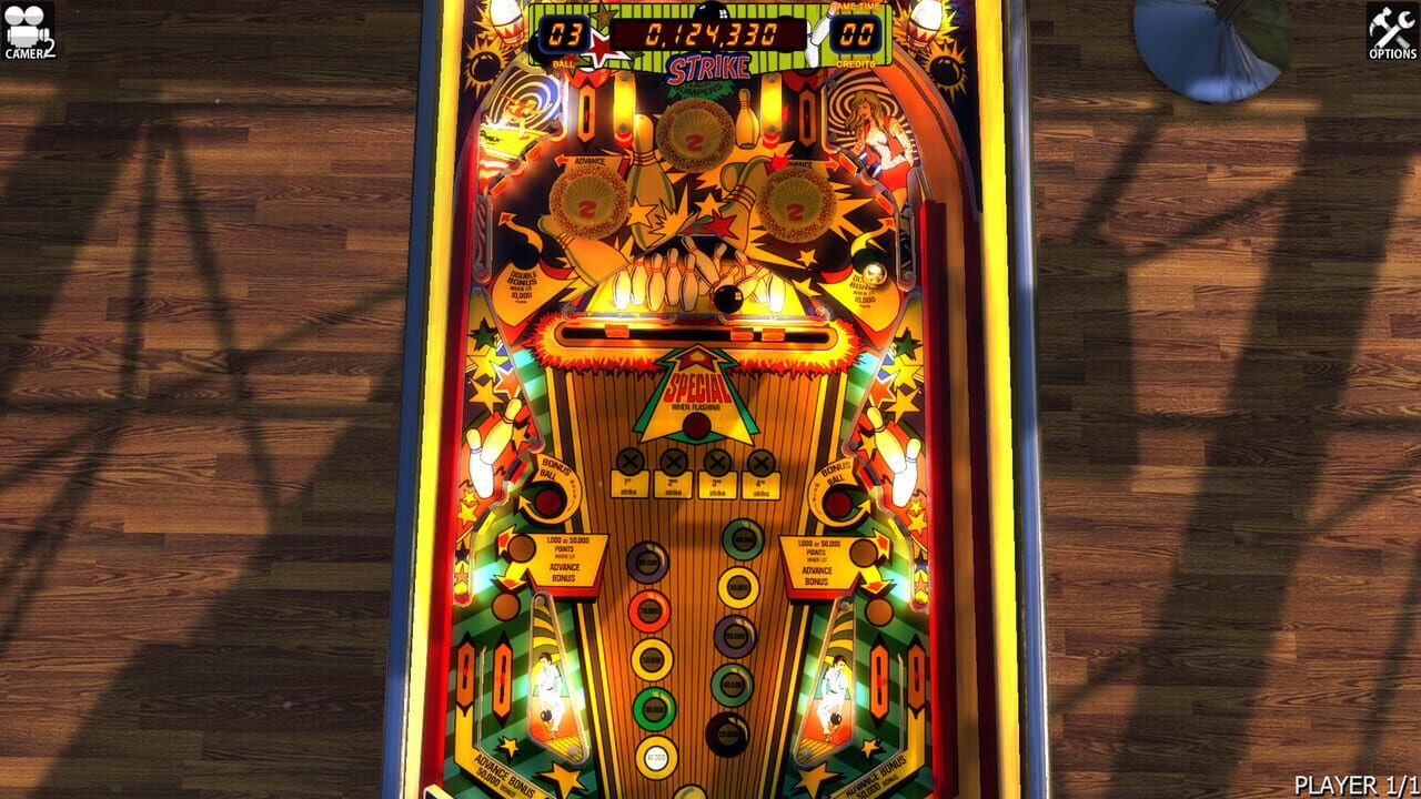 Zaccaria Pinball: Strike Table Image