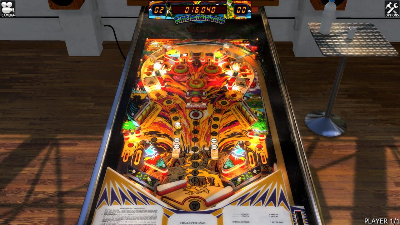 Zaccaria Pinball: Fire Mountain Table Image