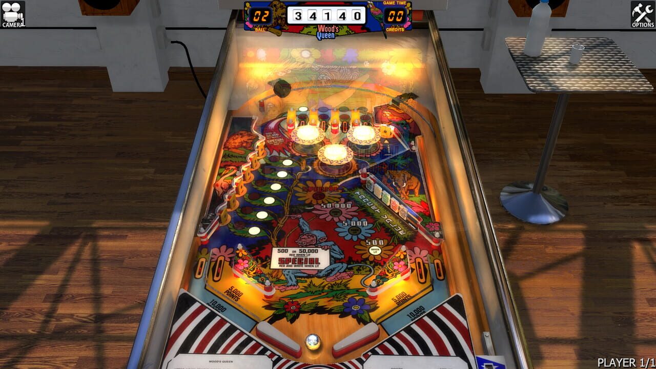 Zaccaria Pinball: Wood's Queen Table Image