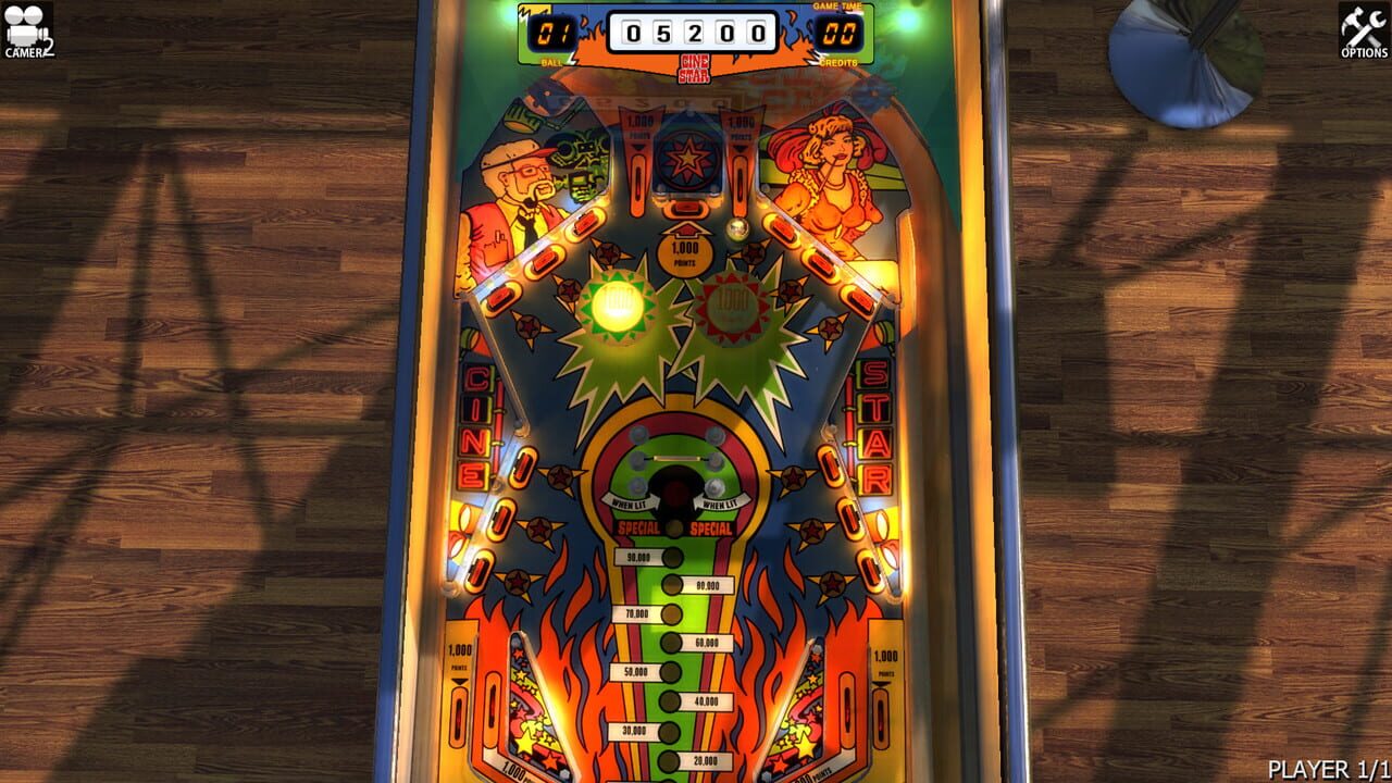 Zaccaria Pinball: Cine Star Table Image