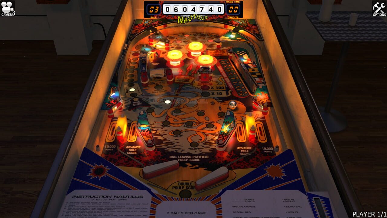 Zaccaria Pinball: Nautilus Table Image