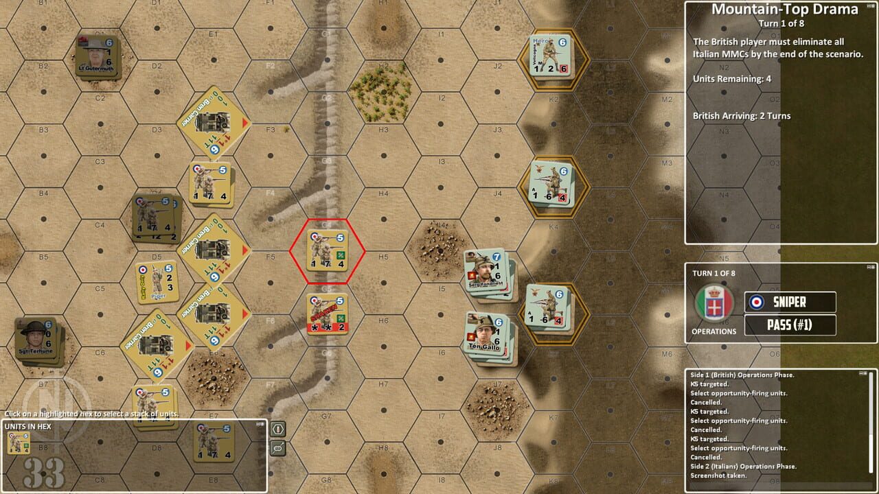 Lock 'n Load Tactical Digital: Heroes of North Africa - Battle Pack 1 Image