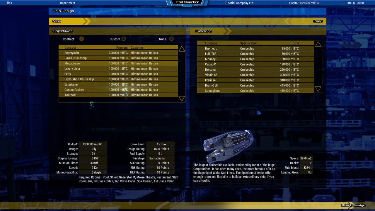 Starship Corporation: Cruise Ships Image