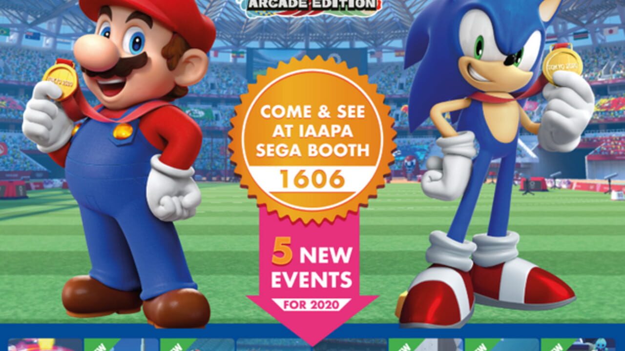 Mario & Sonic at the Olympic Games Tokyo 2020: Arcade Edition Image