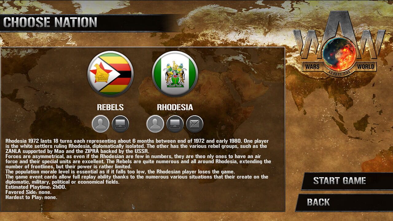 Wars Across the World: Rhodesia 1972 Image