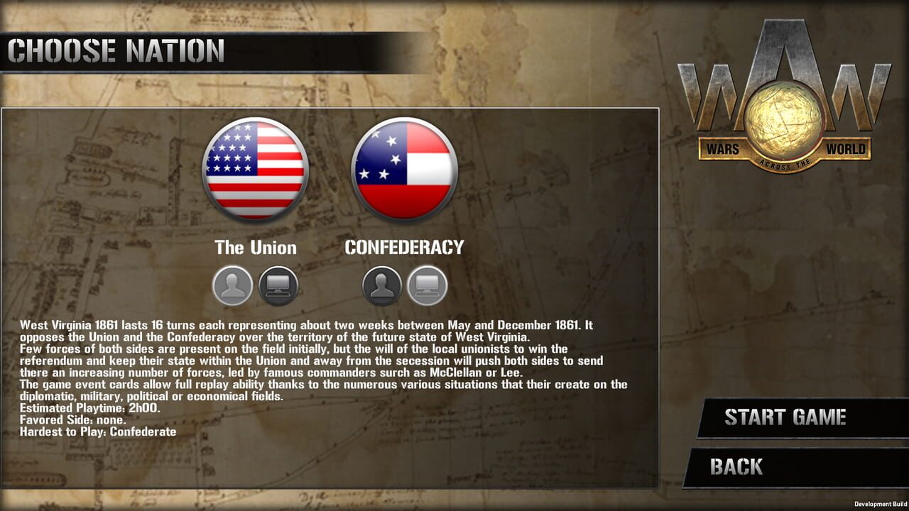 Wars Across the World: West Virginia 1861 Image