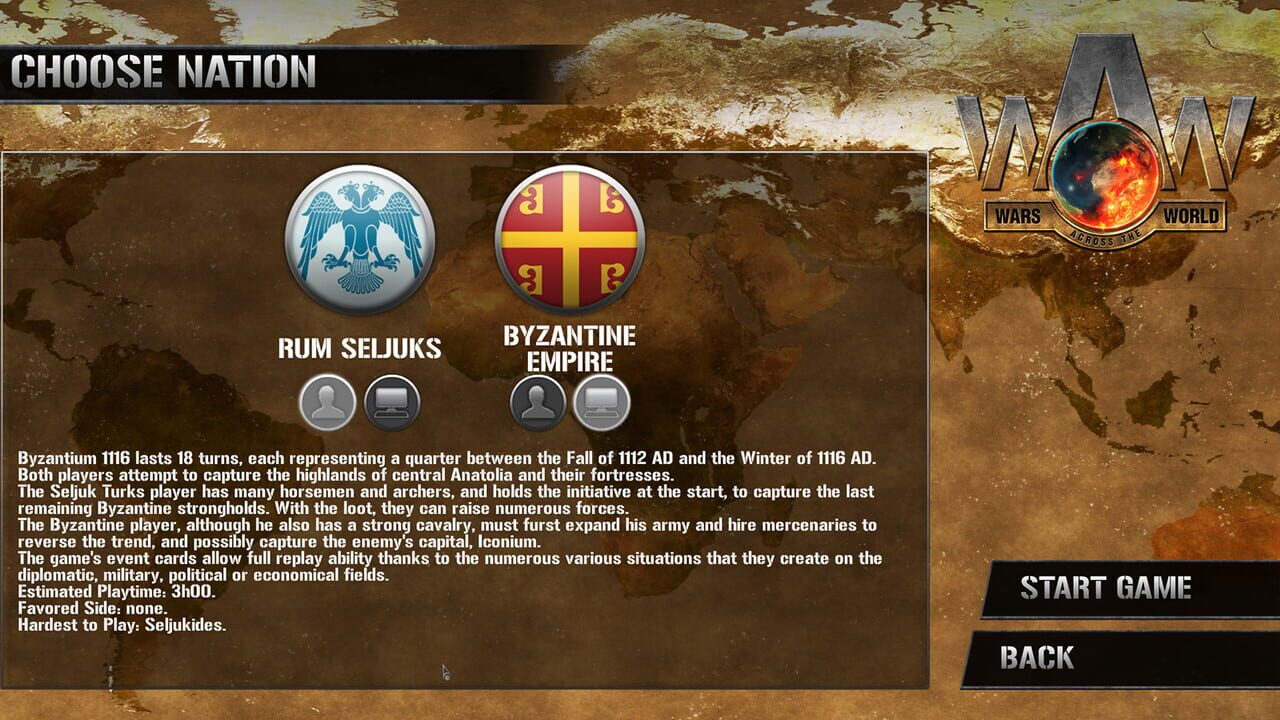 Wars Across the World: Byzantium 1116 Image