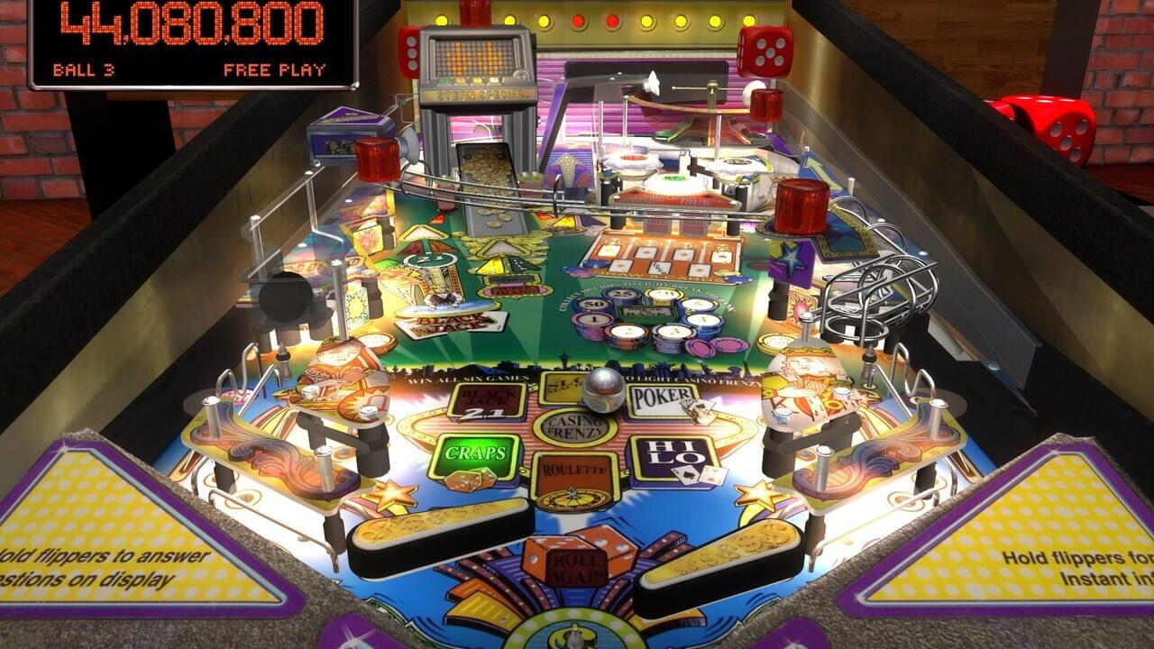 Stern Pinball Arcade: High Roller Casino Image