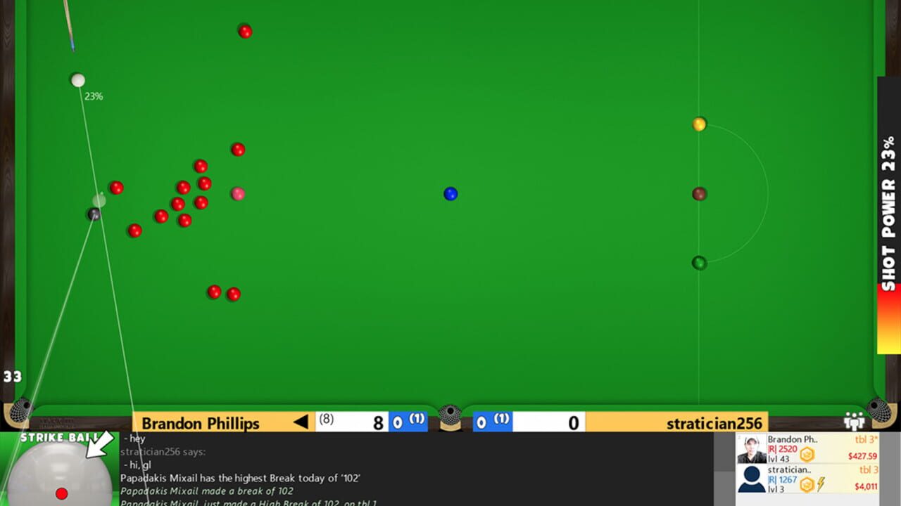 Flash Snooker Game — Screenshot 5