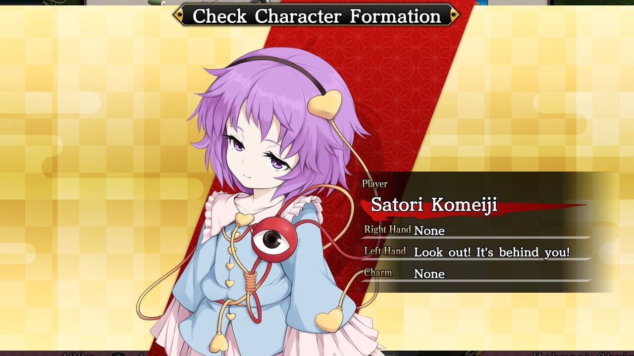 Touhou Genso Wanderer Reloaded: Satori Komeiji Image