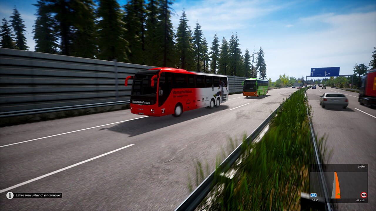 Fernbus Simulator: Football Team Bus Image