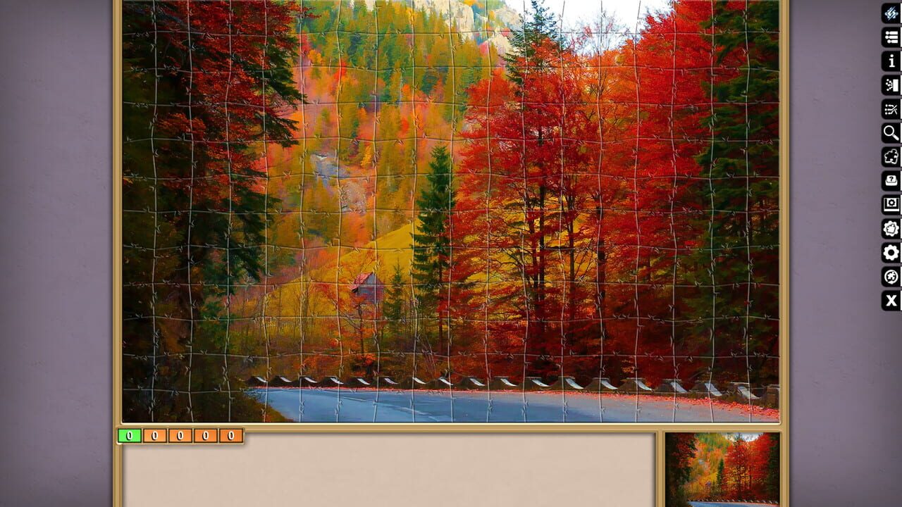 Pixel Puzzles Ultimate: New England Fall Image
