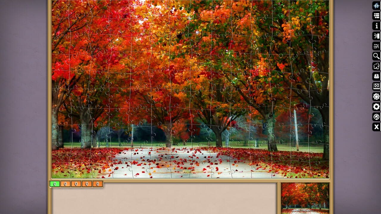 Pixel Puzzles Ultimate: New England Fall Image