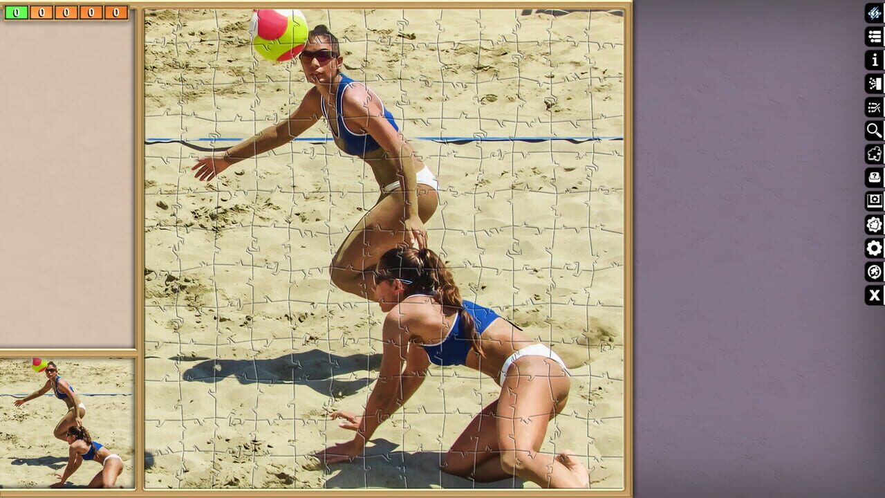 Pixel Puzzles Ultimate: Beach Volleyball Image