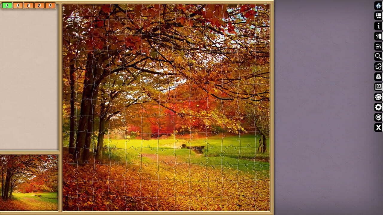 Pixel Puzzles Ultimate: New England Fall Image