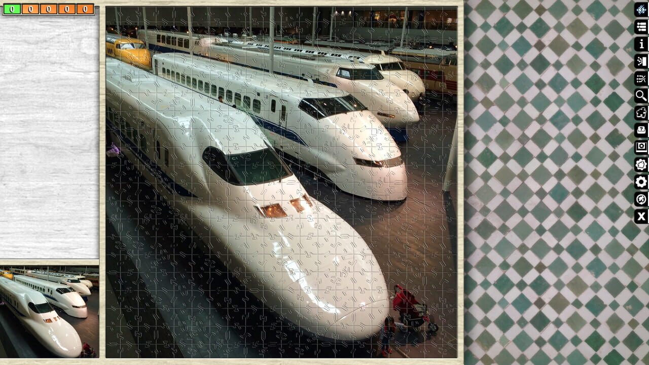 Pixel Puzzles Ultimate: Trains Image