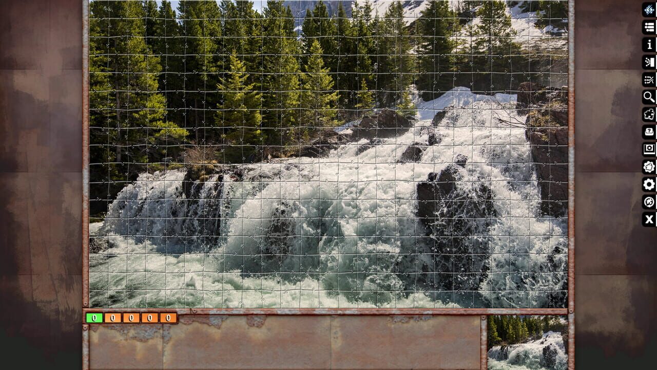 Pixel Puzzles Ultimate: Waterfalls Image