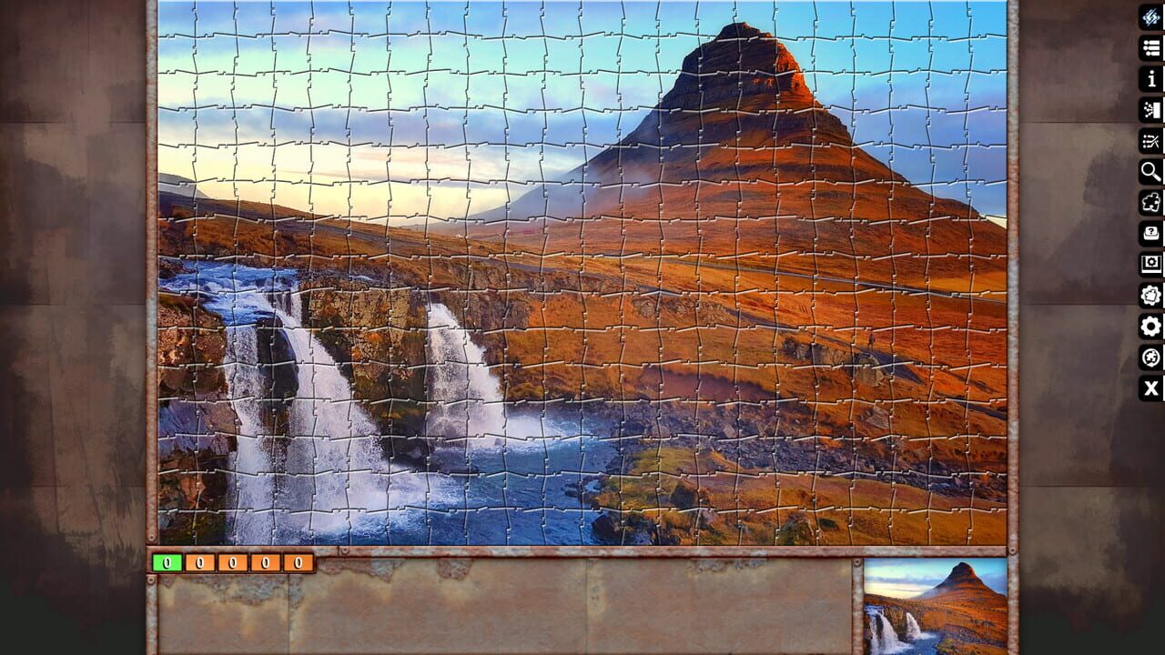 Pixel Puzzles Ultimate: Waterfalls Image