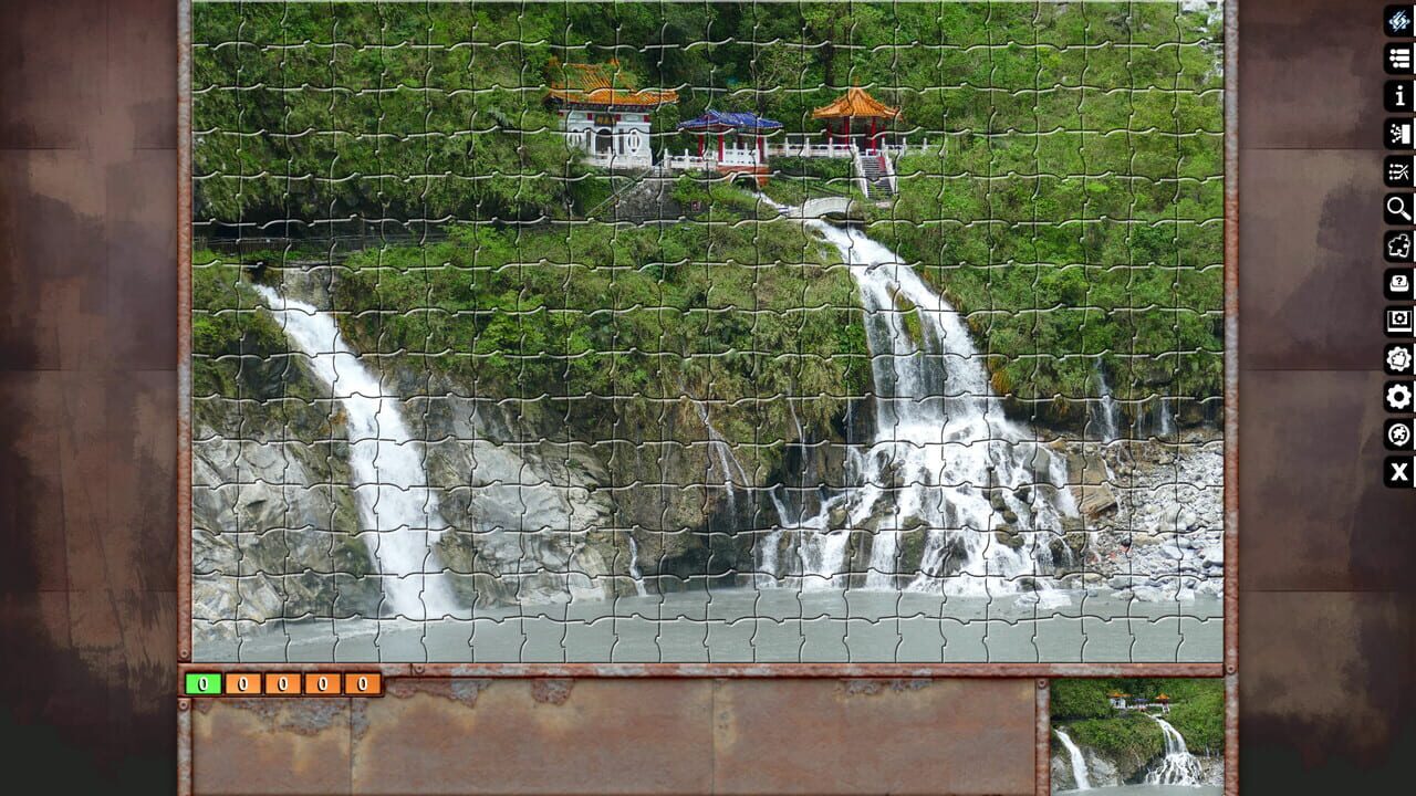 Pixel Puzzles Ultimate: Waterfalls Image