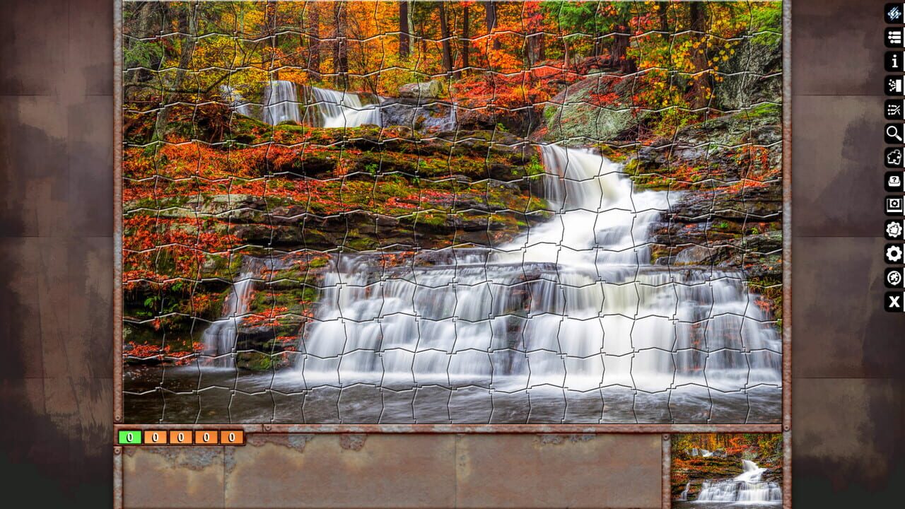 Pixel Puzzles Ultimate: Waterfalls Image
