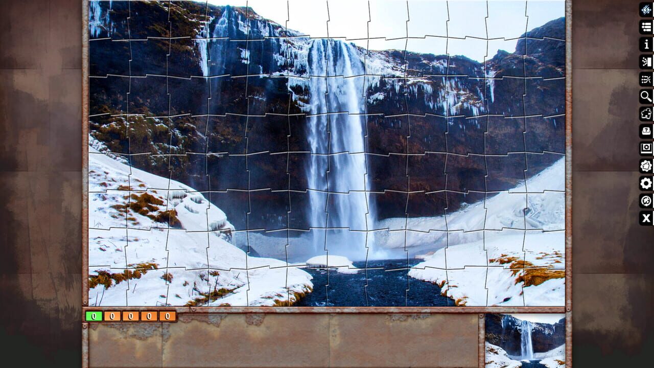 Pixel Puzzles Ultimate: Waterfalls Image