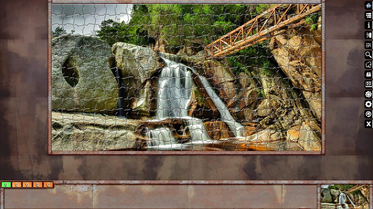 Pixel Puzzles Ultimate: Waterfalls Image