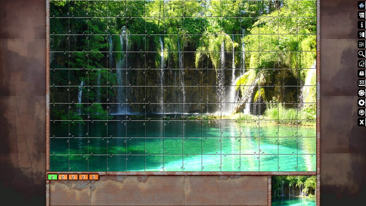 Pixel Puzzles Ultimate: Waterfalls Image
