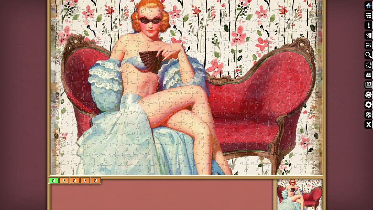 Pixel Puzzles Ultimate: Pin-Ups — Screenshot 2