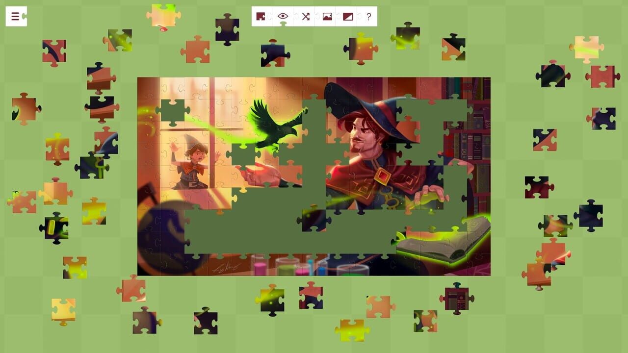 Magic Lessons in Wand Valley: A Jigsaw Puzzle Tale Image