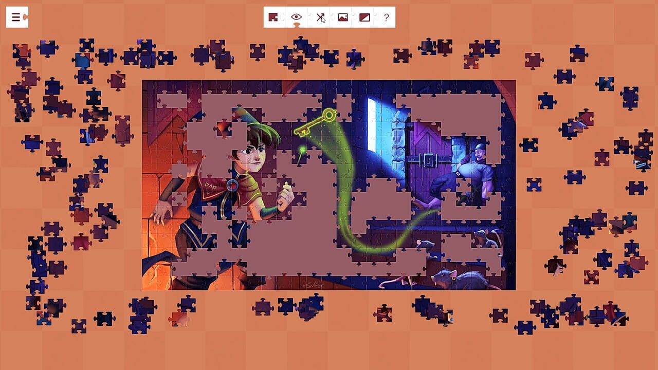 Magic Lessons in Wand Valley: A Jigsaw Puzzle Tale Image