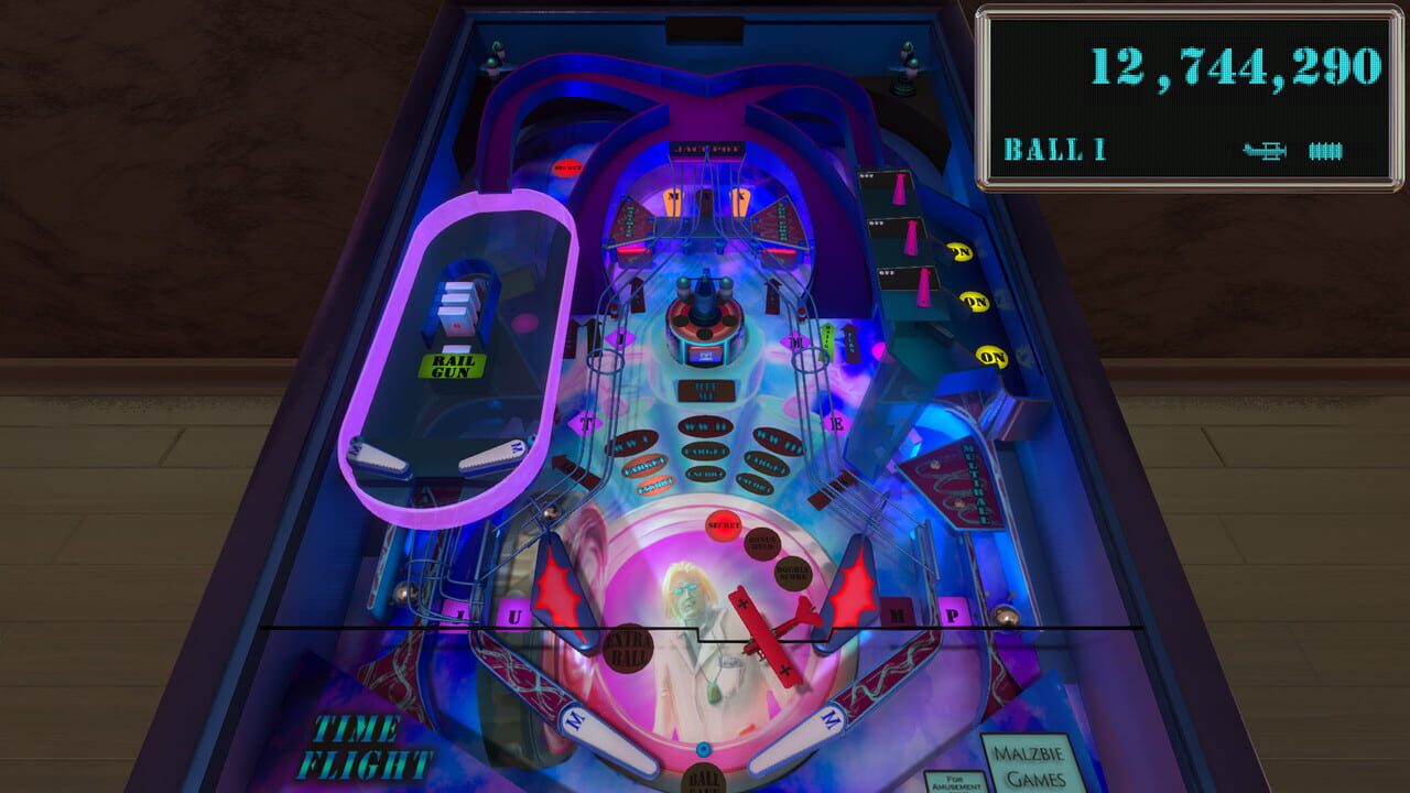 Malzbie's Pinball Collection: Time Flight Image