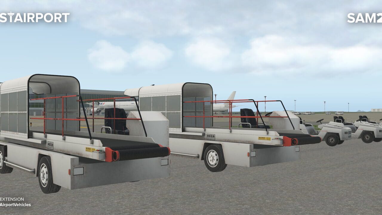 X-Plane 11: SAM Airport Vehicles Image