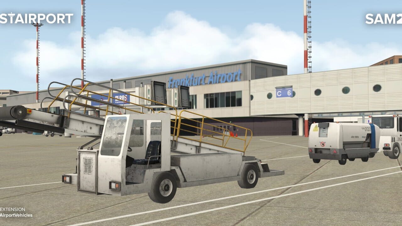 X-Plane 11: SAM Airport Vehicles Image