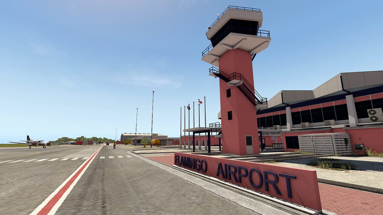 X-Plane 11: Aerosoft - Airport Bonaire Flamingo Image