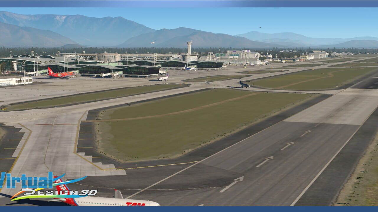 X-Plane 11: Aerosoft - SCEL Intl. Airport & Santiago City 2020 Image