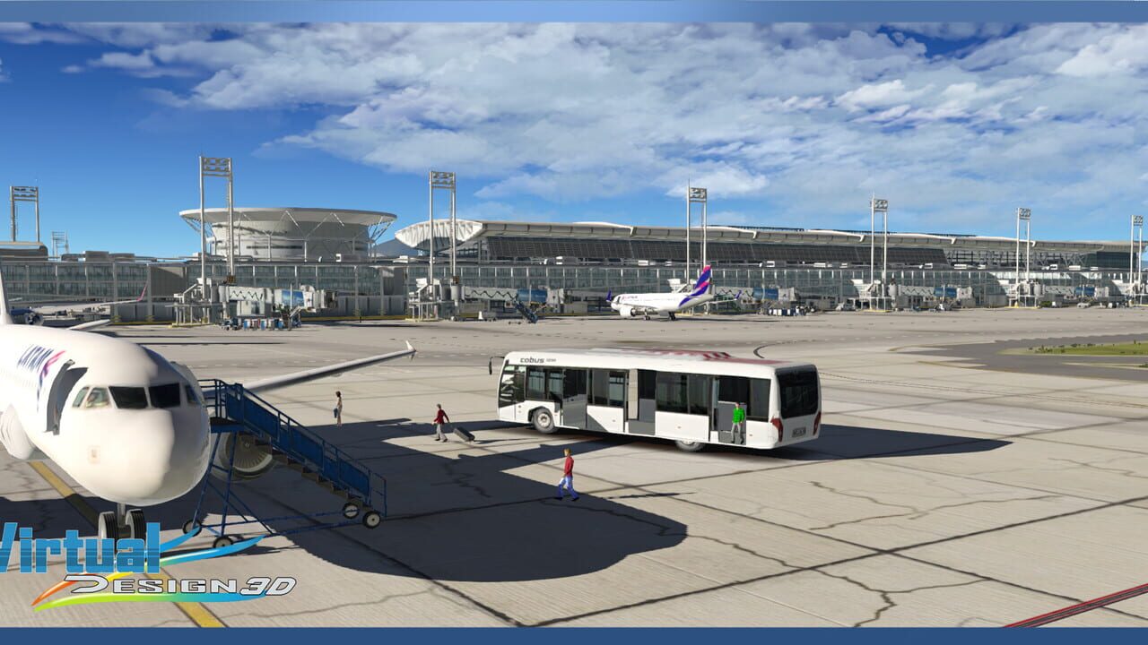 X-Plane 11: Aerosoft - SCEL Intl. Airport & Santiago City 2020 Image