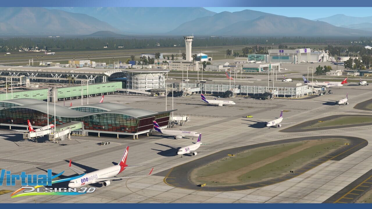 X-Plane 11: Aerosoft - SCEL Intl. Airport & Santiago City 2020 Image