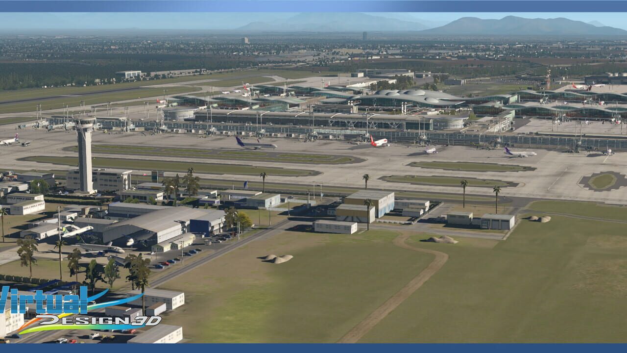 X-Plane 11: Aerosoft - SCEL Intl. Airport & Santiago City 2020 Image