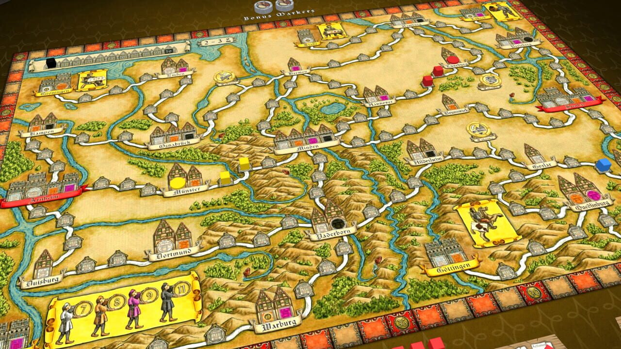 Tabletopia: Hansa Teutonica + Expansions Image