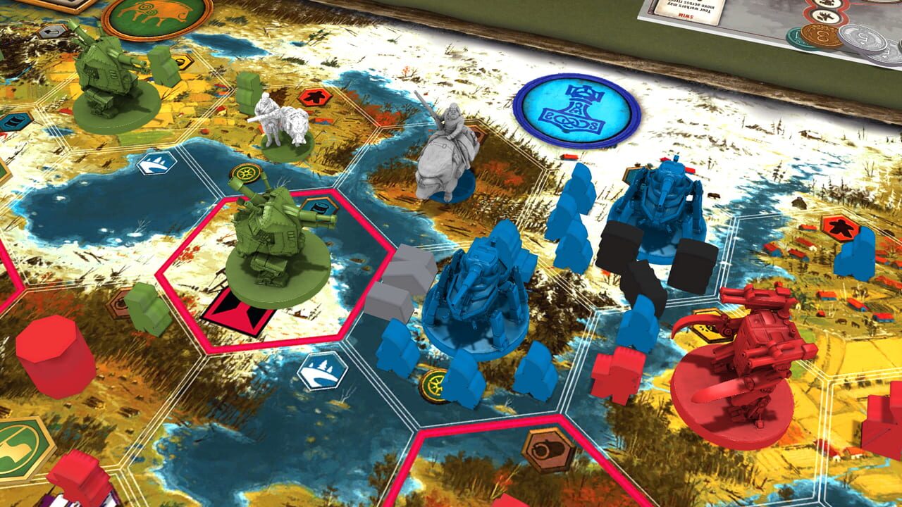 Tabletopia: Scythe - The Wind Gambit + Invaders from Afar Image